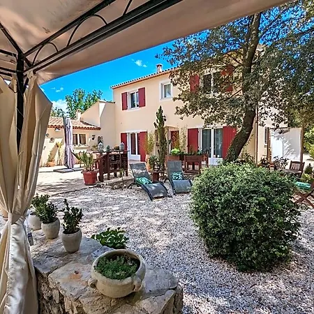 Nocleg ze śniadaniem Les Jardins D'holi Proche Uzes Garrigues-et-Sainte-Eulalie